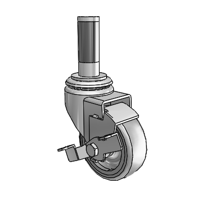 PGS35452ZN-TPR11(GG)TB Shepherd Swivel Caster