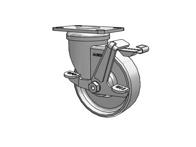 02CA04001SF Albion Swivel Caster