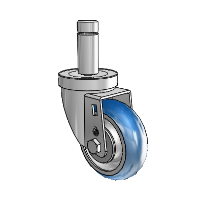 3-1/2-34-213B STEM4 GS Jarvis Swivel Caster