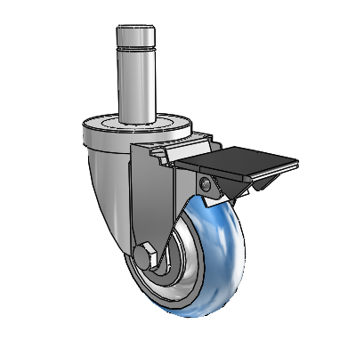 3-1/2-34-213B STEM4 PL Jarvis Swivel Caster