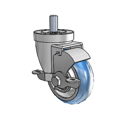 3-1/2-36-213B STEM2 VL Jarvis Swivel Caster