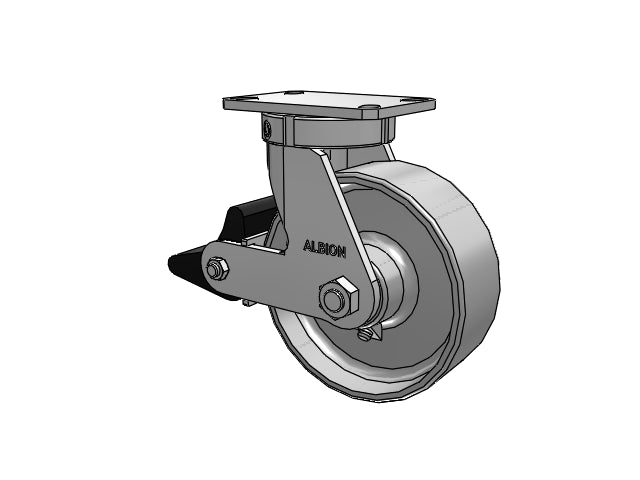 310FS08509SPLB Albion Swivel Caster