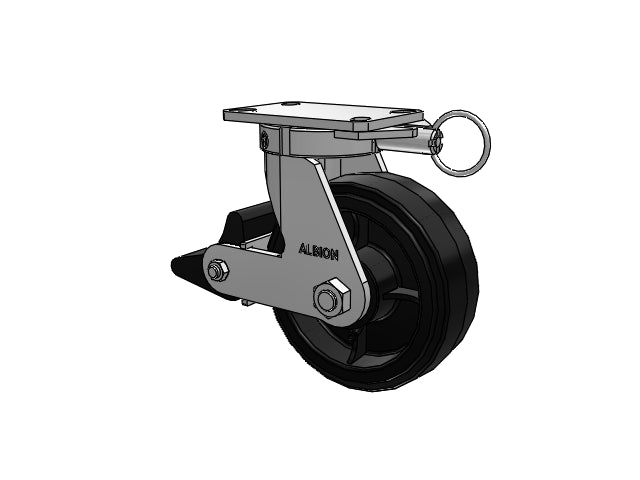 310MR08509SPLBL Albion Swivel Caster