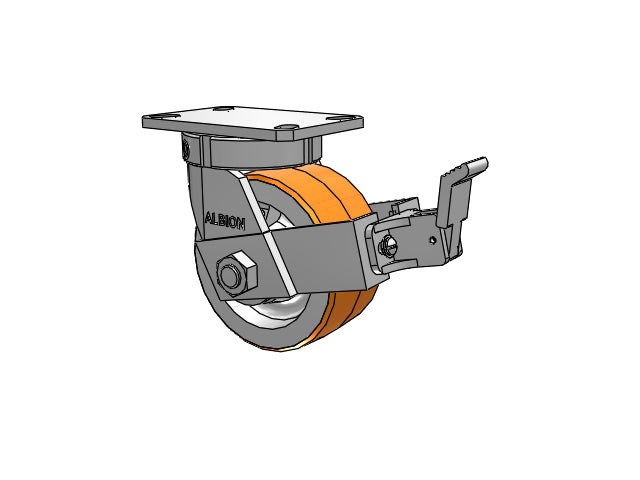 310PY06509SFBB80A Albion Swivel Caster