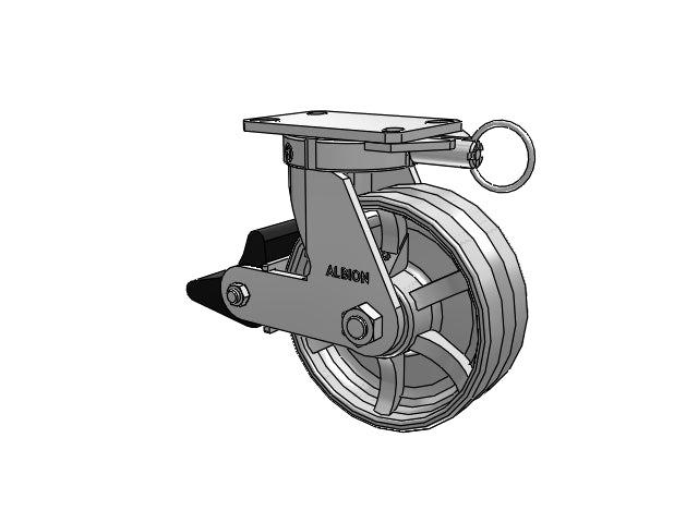 310VG08501SPLBL Albion Swivel Caster